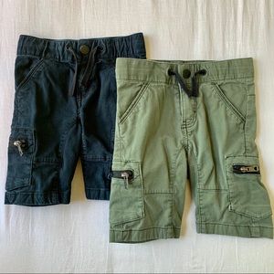 Pair of H&M Cargo Shorts Sz 2-3